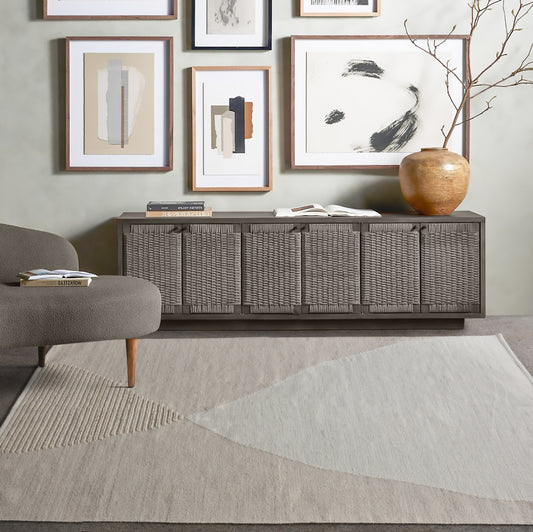 BAOULE RUG - IVORY - HAND WOVEN - WOOL