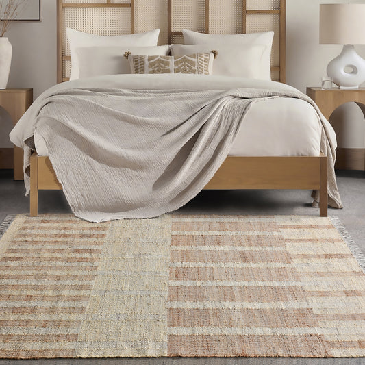 BELCONNEN RUG - NATURAL/ IVORY - JUTE