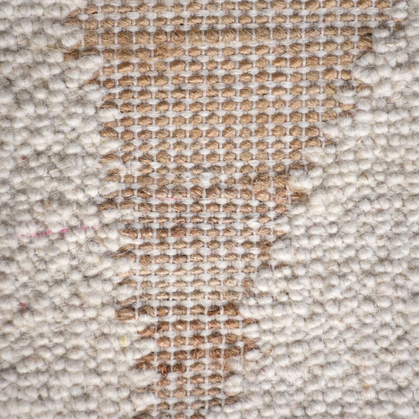 DOBREV-II RUG - IVORY/NATURAL - HANDWOVEN - WOOL/JUTE