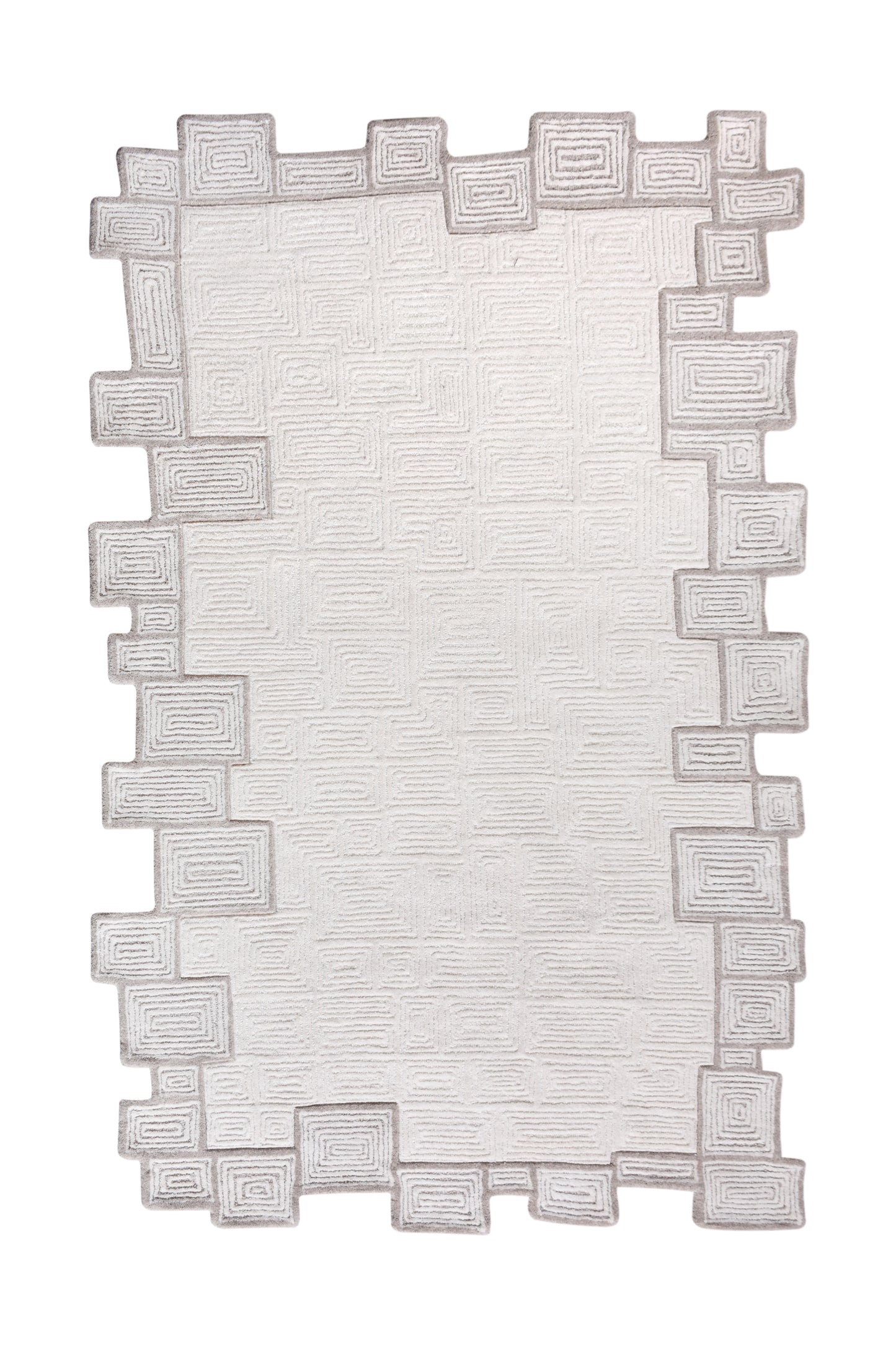DROBETA RUG - IVORY/NATURAL/GREY - HAND TUFTED - WOOL