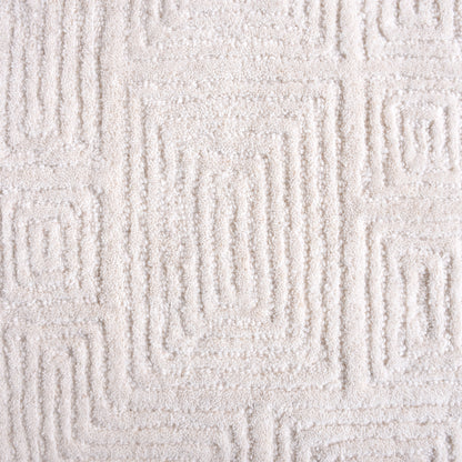 DROBETA RUG - IVORY/NATURAL/GREY - HAND TUFTED - WOOL