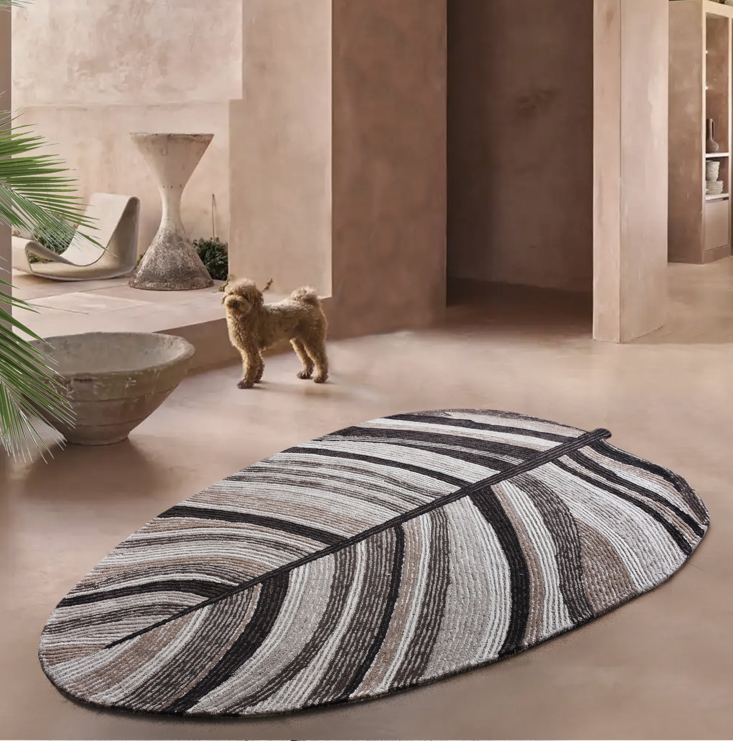 EDAIY RUG - NATURAL - HAND TUFTED - WOOL