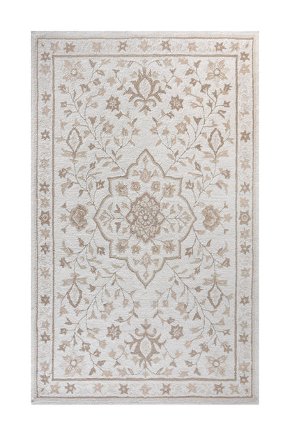 ELISIA-II RUG - IVORY/BEIGE - HAND TUFTED - WOOL