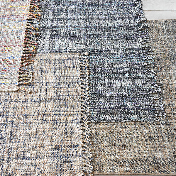 FAHRO RUG - HEMP/ WOOL/ VISCOSE BLEND