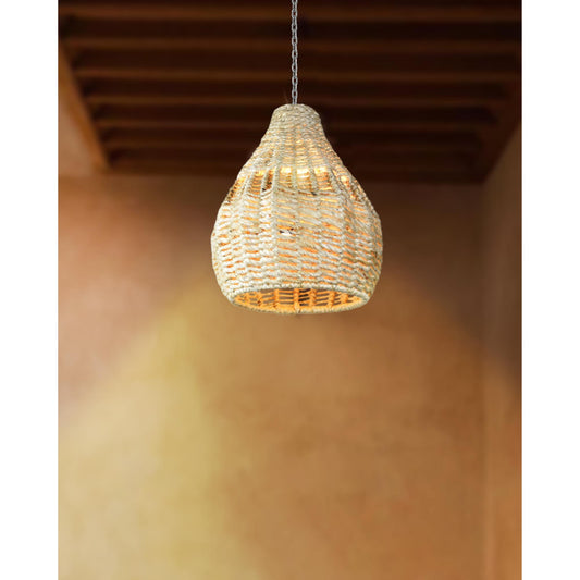 HOWTH LAMP - IVORY - HAND MADE - JUTE