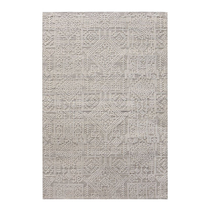 Area Rug, Bedroom Rug, Living Room Rug, Living Area Rug, Indian Rug, Office Carpet, Office Rug, Shop Rug Online, Wool Polyester Blend, Grey, Natural White, Pitloom, All Loop , traditional