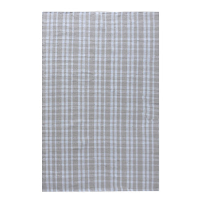 Area Rug, Bedroom Rug, Living Room Rug, Living Area Rug, Indian Rug, Office Carpet, Office Rug, Shop Rug Online, Cotton, Natural White, Beige, Pitloom, Flat Weave, Stripes