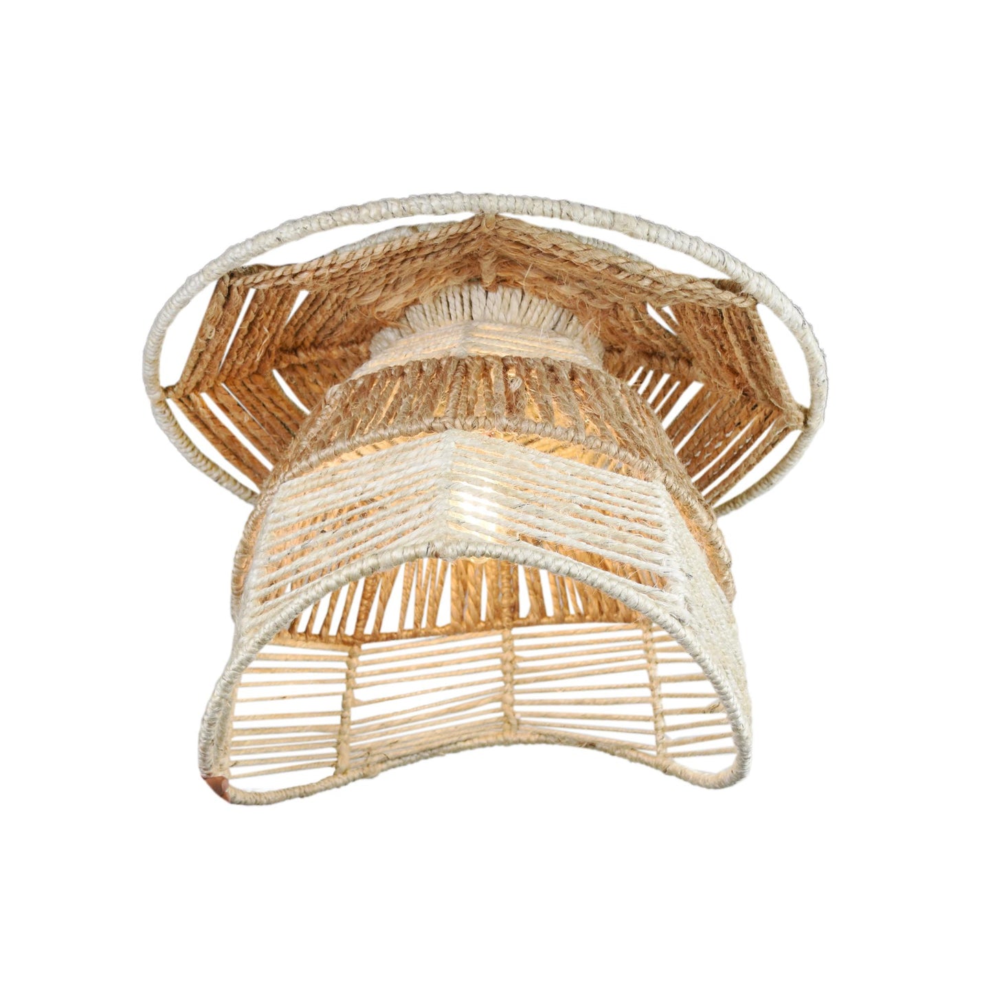 LOCHT LAMP - NATURAL/IVORY - HAND MADE - JUTE