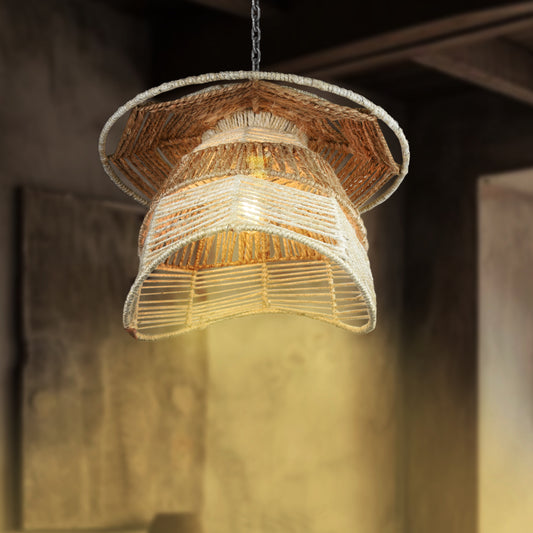 LOCHT LAMP - NATURAL/IVORY - HAND MADE - JUTE