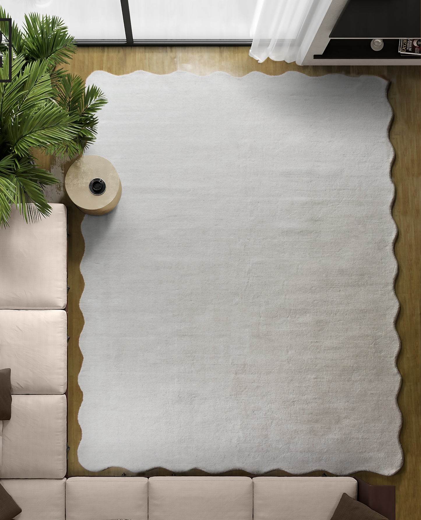 LUZNICA RUG - IVORY - HANDWOVEN - WOOL