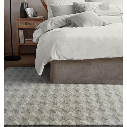 MANANA RUG - NZ WOOL - TABLE TUFTED - IVORY