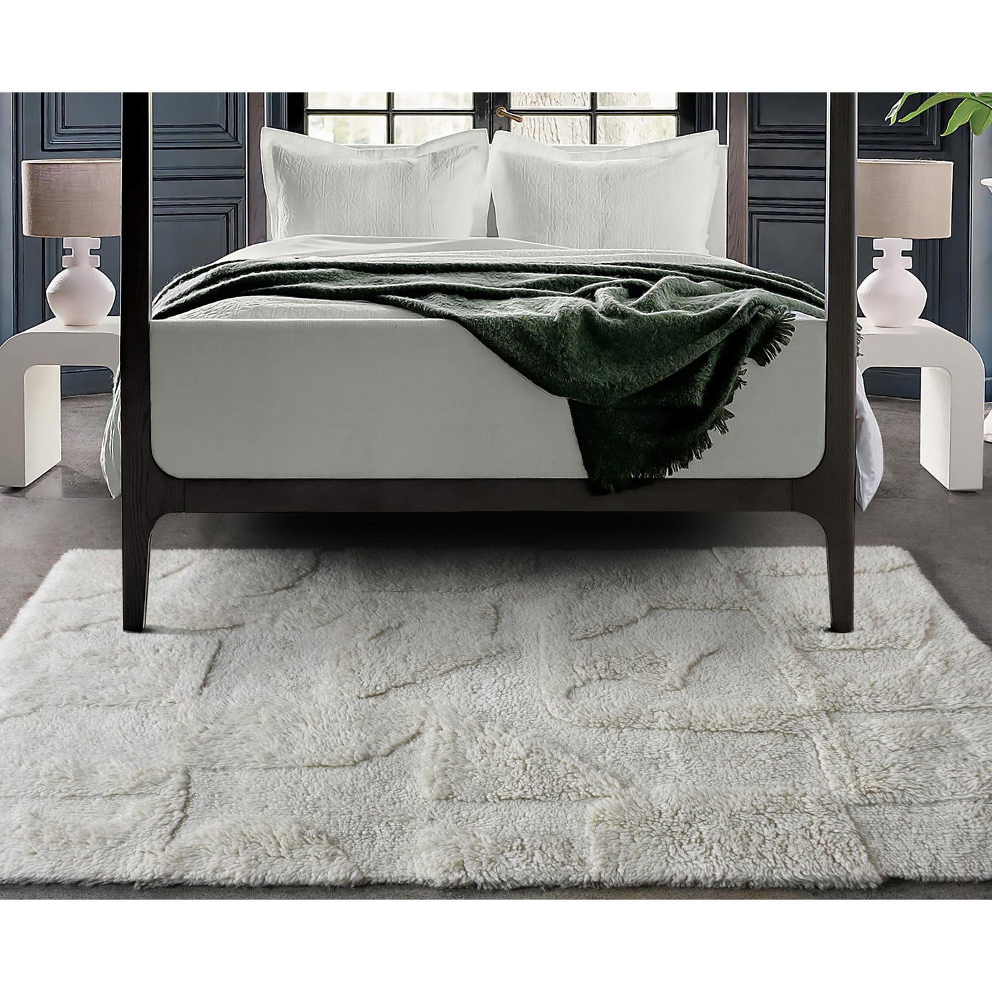 MONTLU RUG - NZ WOOL - TABLE TUFTED - IVORY