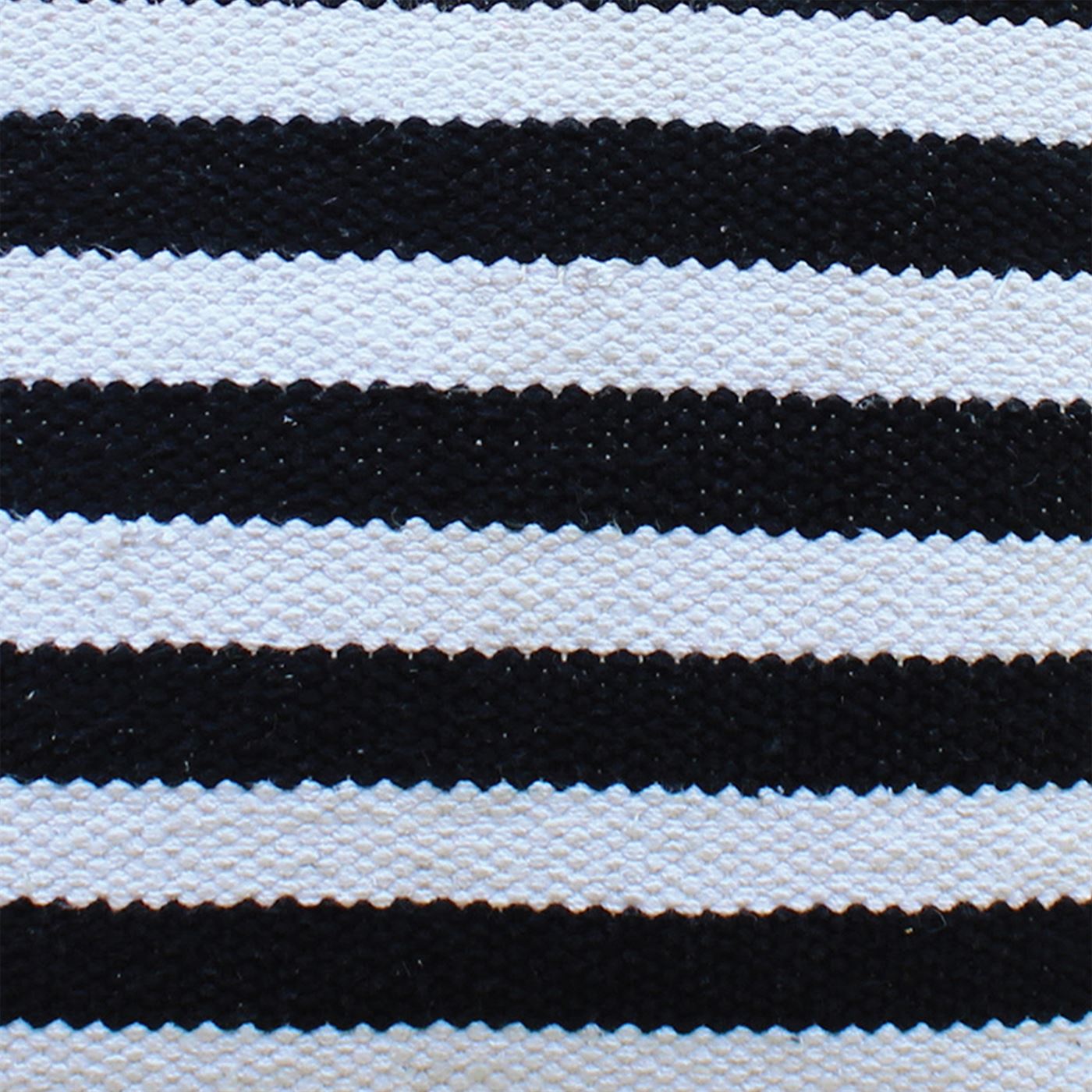 Oliver Pillow, Cotton, Natural White, Charcoal, Pitloom, Flat Weave