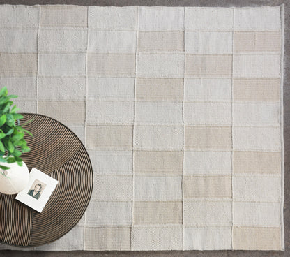 RABACCA RUG - IVORY - HANDWOVEN - WOOL