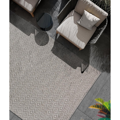 RAICHO RUG - IVORY/BEIGE - HANDWOVEN - POLYPROPYLENE