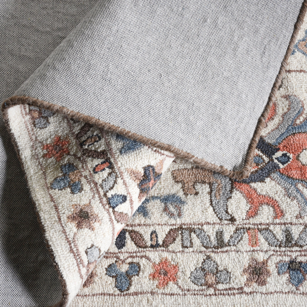 RILANO RUG - IVORY/MULTI - HAND TUFTED - WOOL