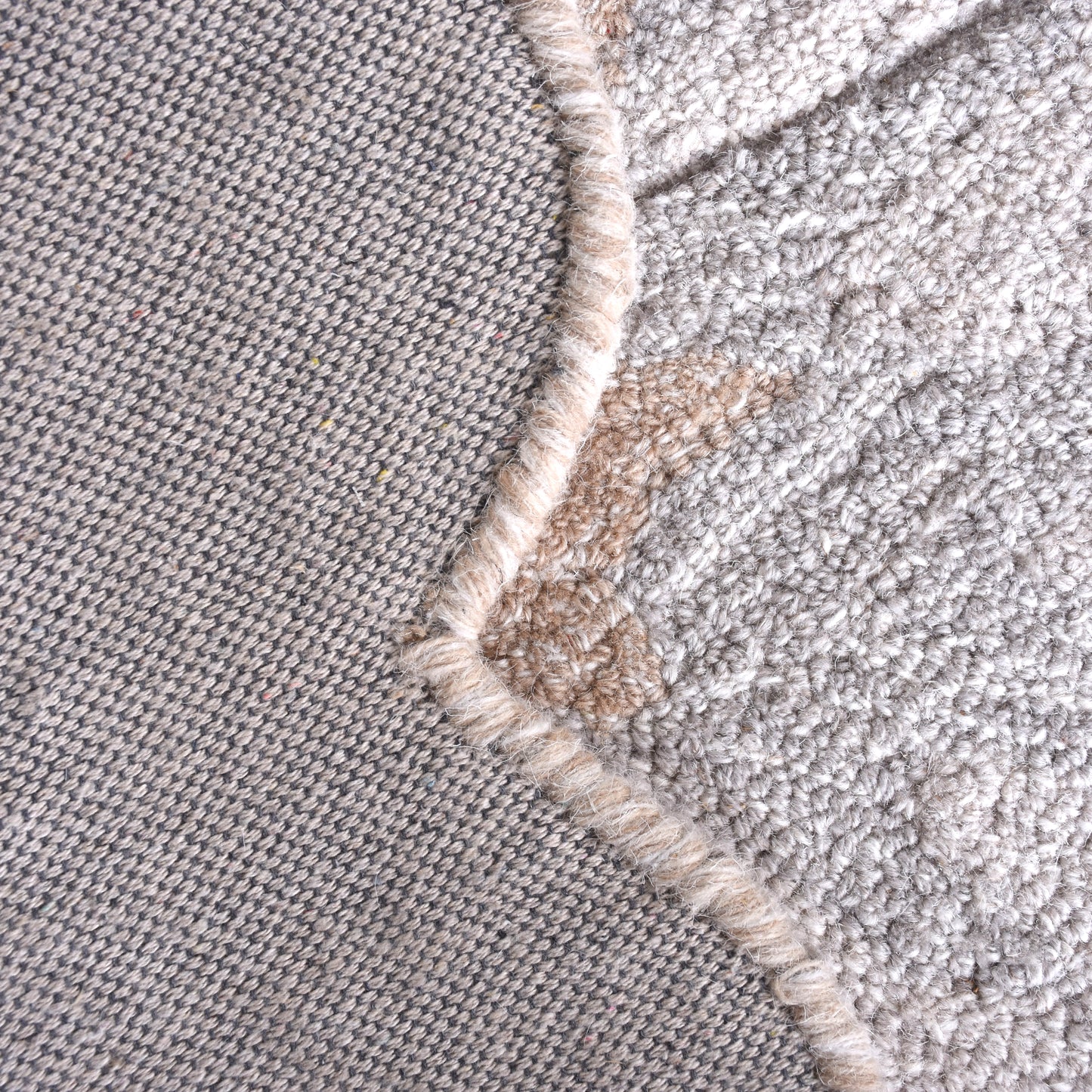 ROLSTON RUG - IVORY/BEIGE/GREY - HAND TUFTED - WOOL