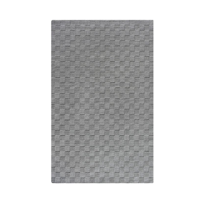 SAMPAN RUG - GREY - HANDWOVEN - PET