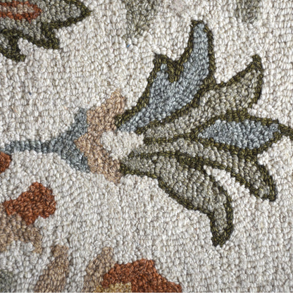 SAREN RUG - IVORY/MULTI - HAND TUFTED - WOOL