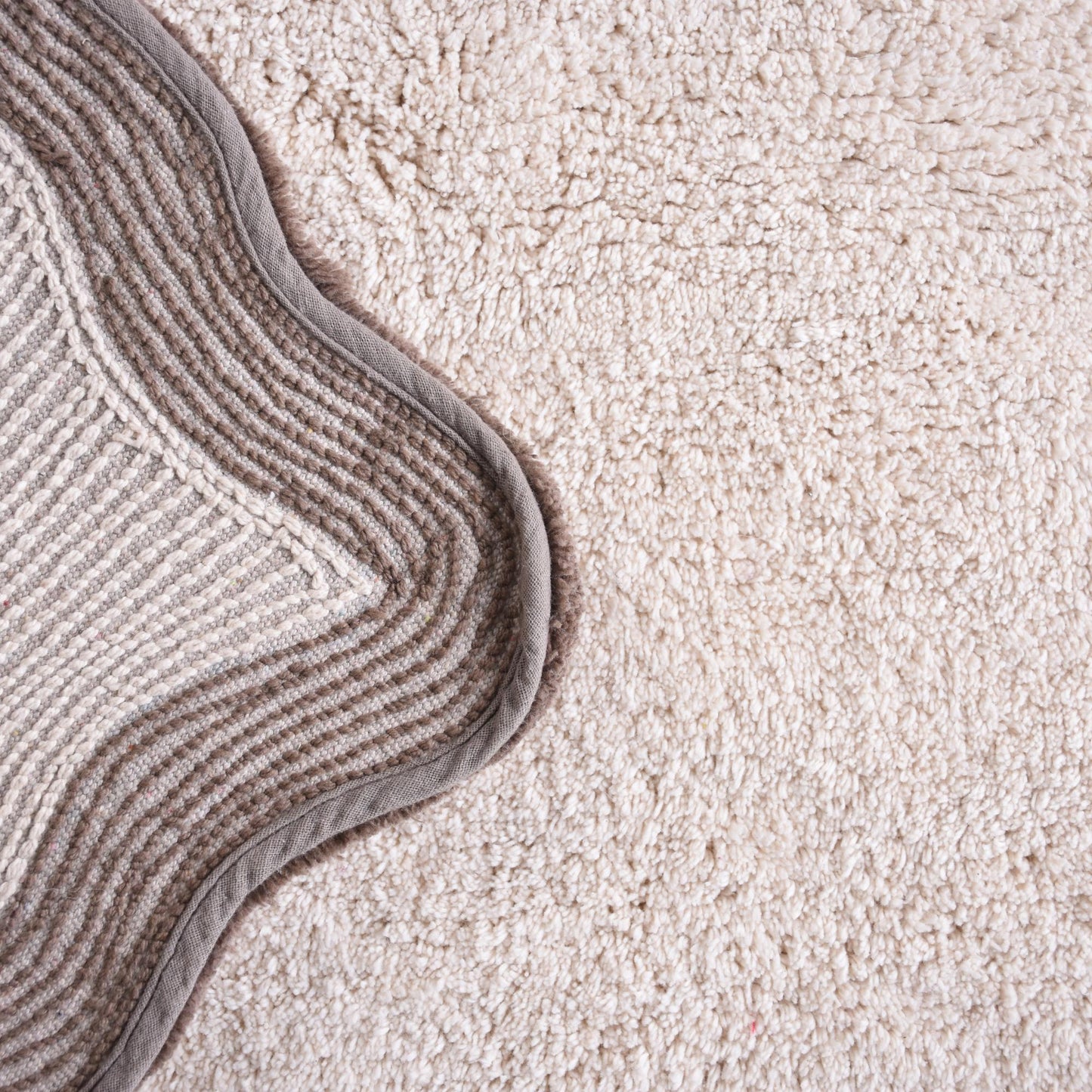 CANITAR-II BATH RUG - NATURAL/BROWN - COTTON- TABLE TUFTED