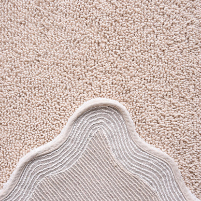 CANITAR BATH RUG - NATURAL/IVORY - COTTON/COTTON CHENILLE- TABLE TUFTED