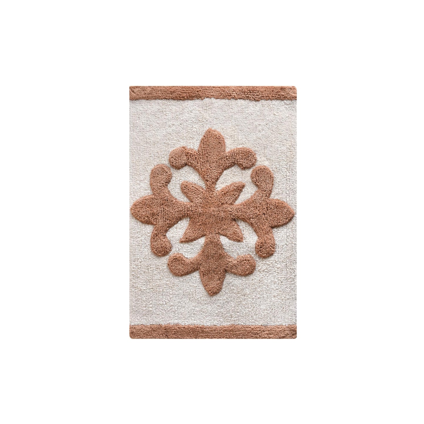 CINTSA BATH RUG - IVORY/BEIGE - COTTON - TABLE TUFTED
