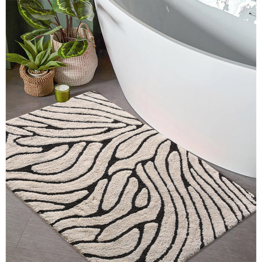 DALSIE BATH RUG - COTTON- TABLE TUFTED