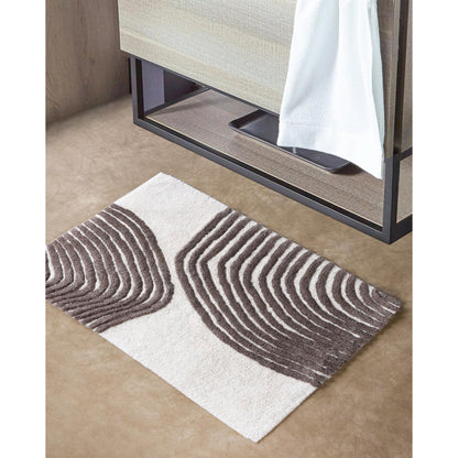 FARTURA-II BATH RUG - NATURAL/BROWN - COTTON - TABLE TUFTED