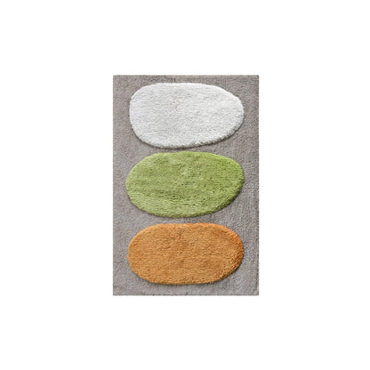 FONTEIN BATH RUG - GREY/MULTI - COTTON - TABLE TUFTED