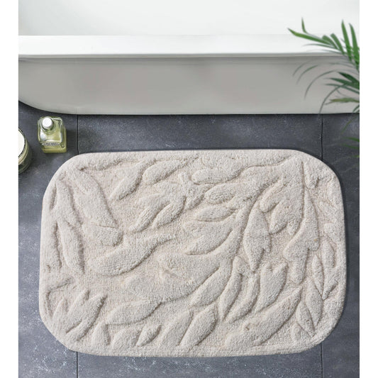 HELMUTH BATH RUG - IVORY - COTTON - TABLE TUFTED