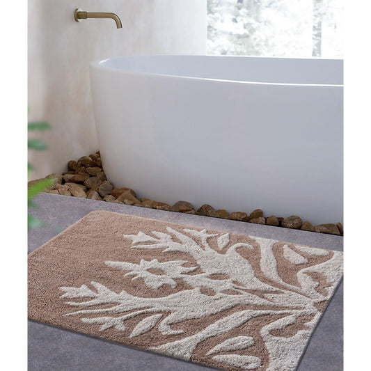 MACAT BATH RUG - BEIGE/IVORY - COTTON - TABLE TUFTED