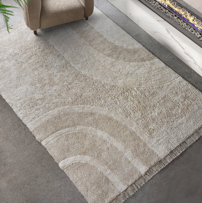 TURACOS RUG - NATURAL - TABLE TUFTED - COTTON