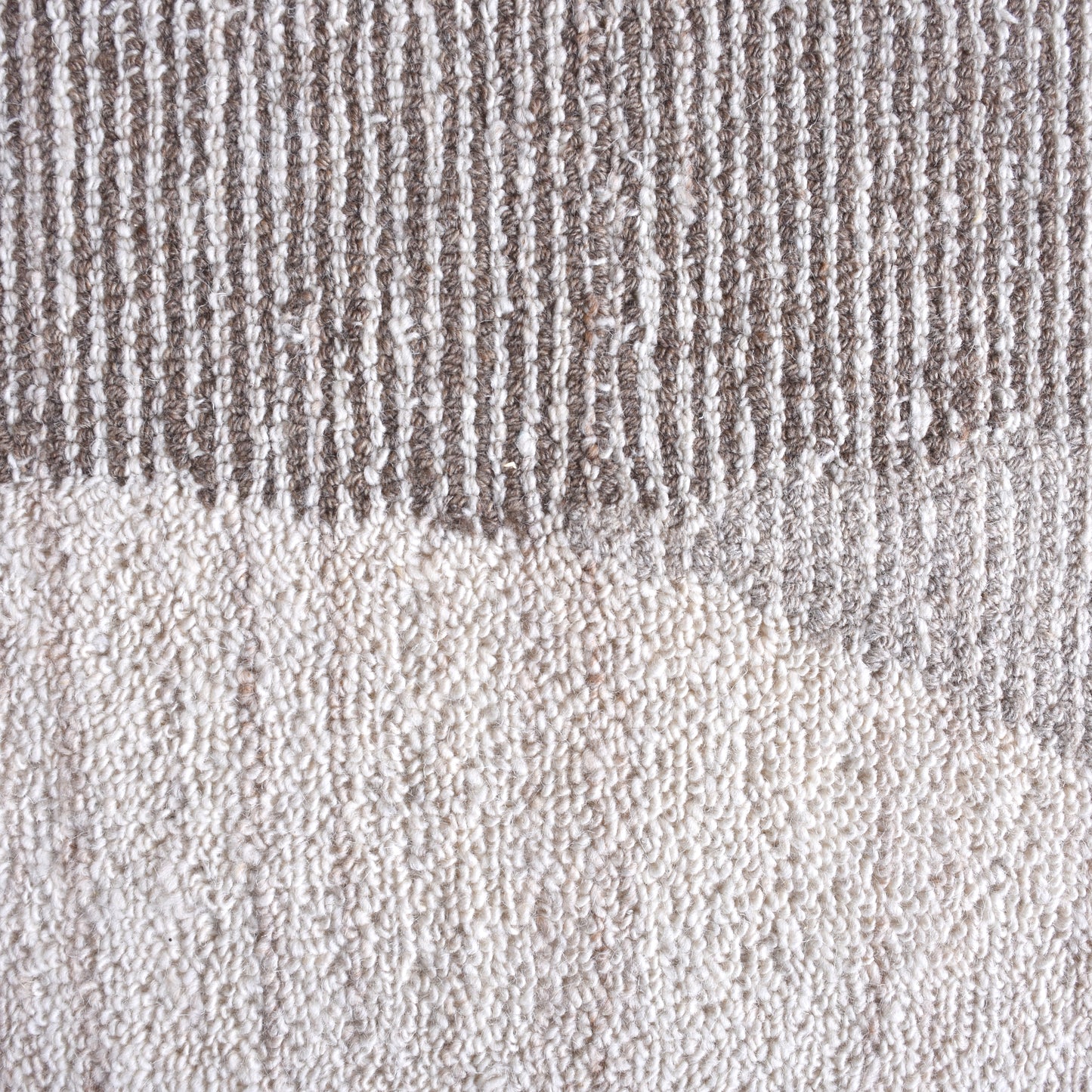TWEEFON RUG - IVORY/NATURAL - HANDWOVEN, OVER TUFTED - WOOL