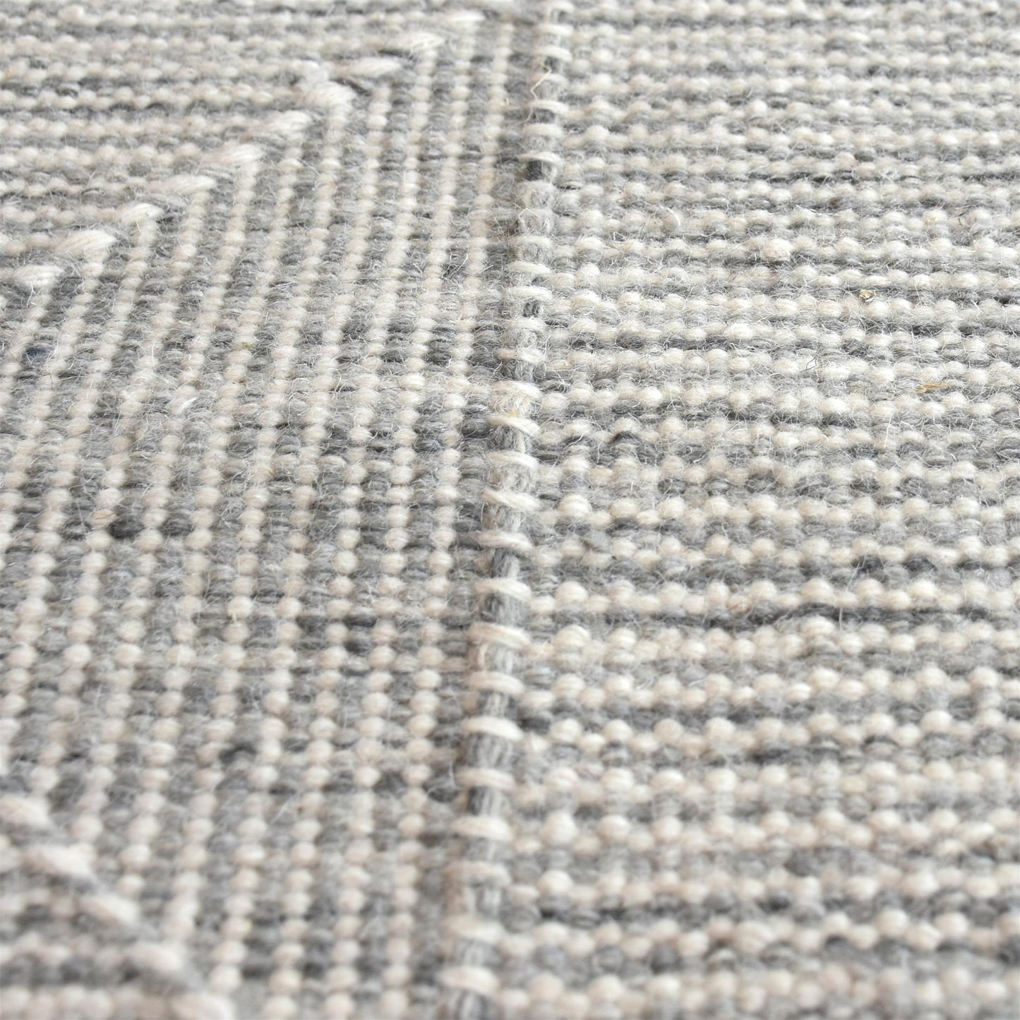 EMERY RUG - GREY/IVORY - WOOL