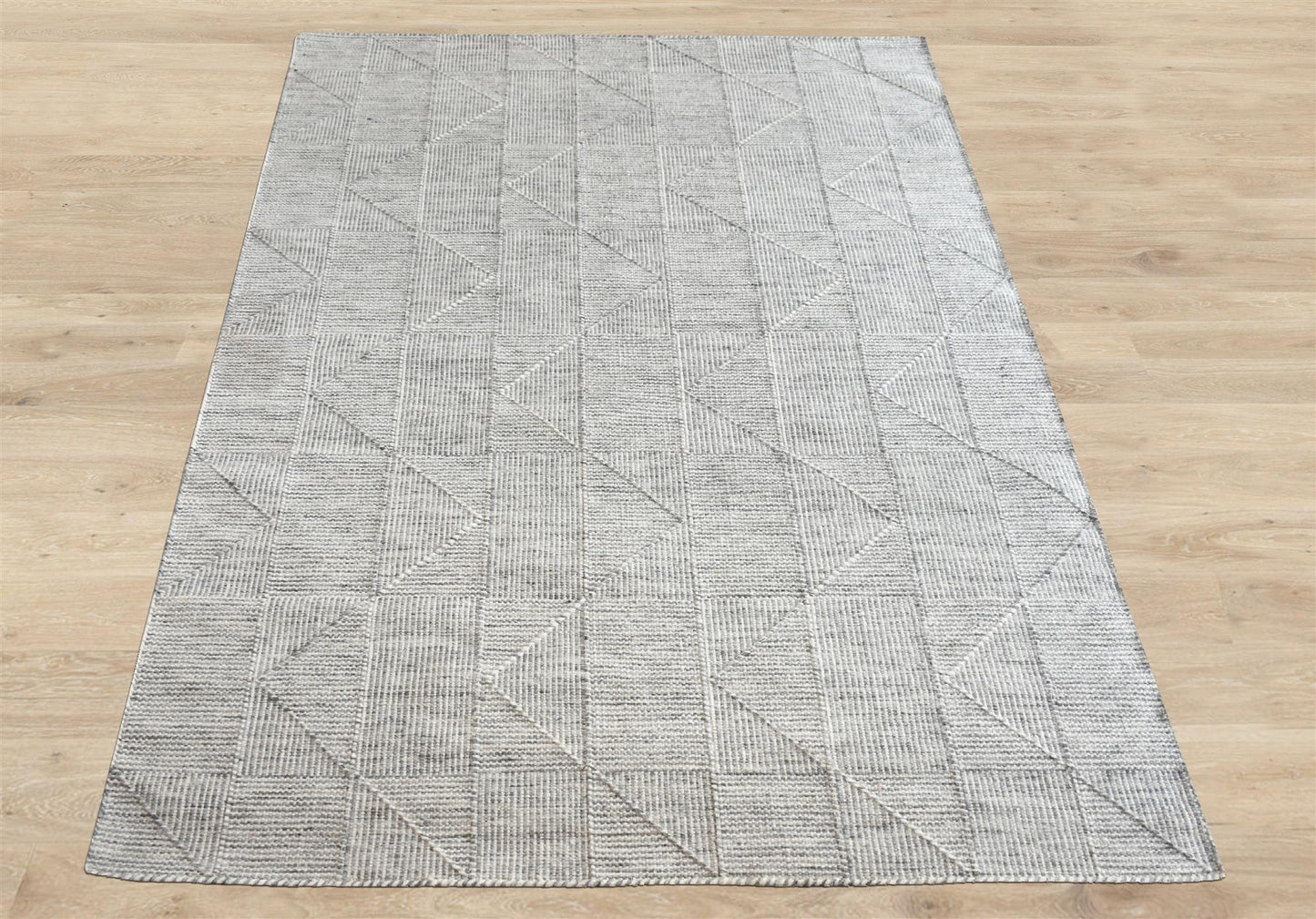 EMERY RUG - GREY/IVORY - WOOL