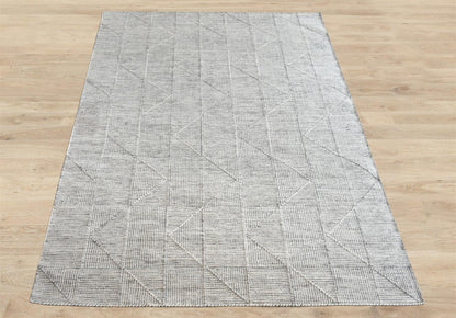EMERY RUG - GREY/IVORY - WOOL
