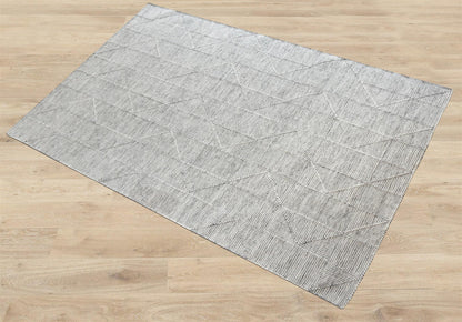 EMERY RUG - GREY/IVORY - WOOL