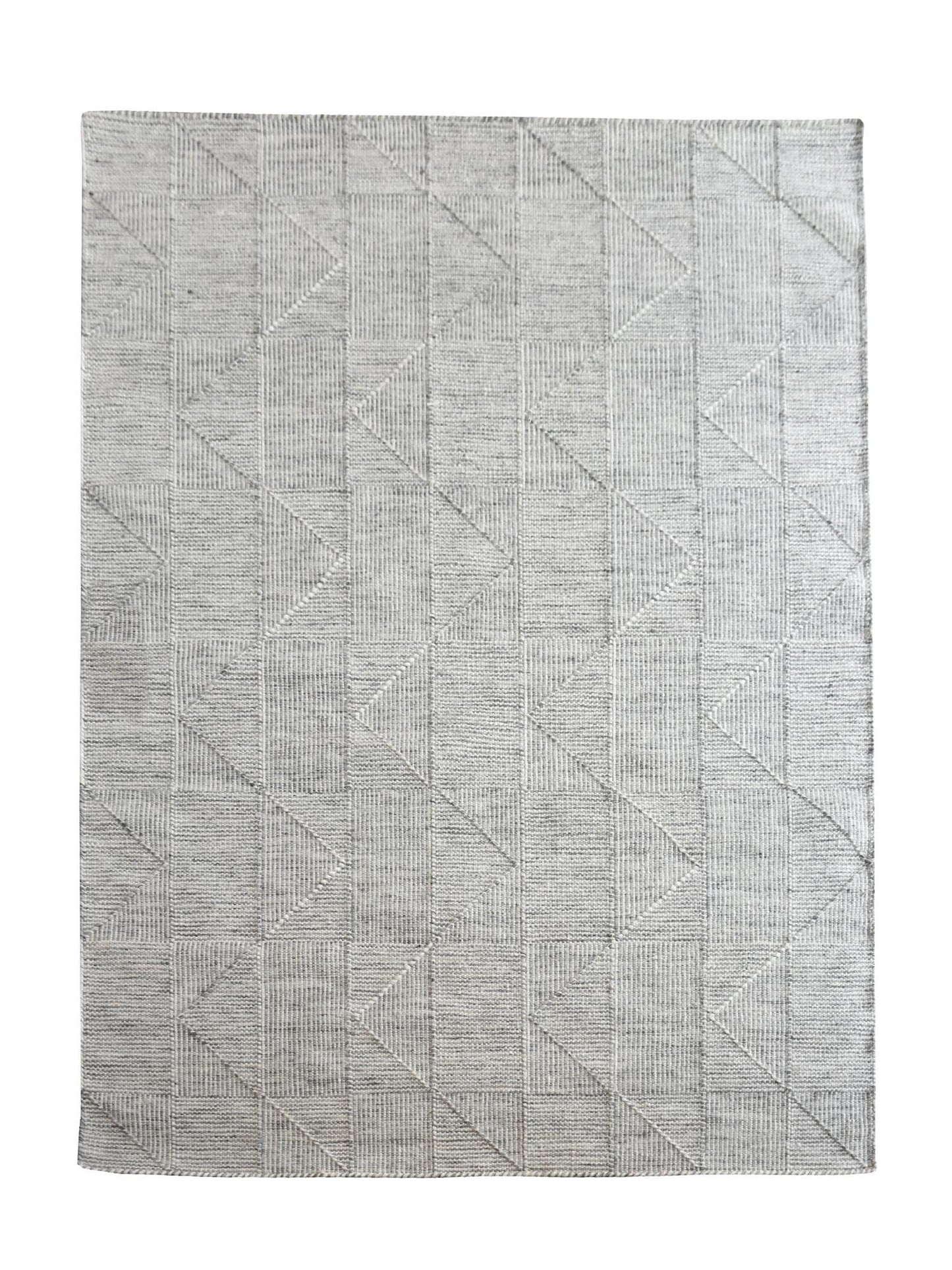 EMERY RUG - GREY/IVORY - WOOL