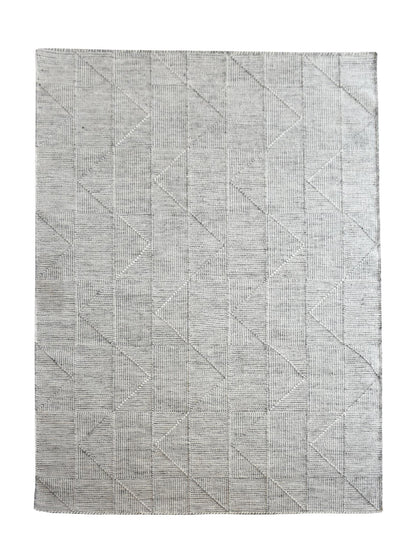 EMERY RUG - GREY/IVORY - WOOL