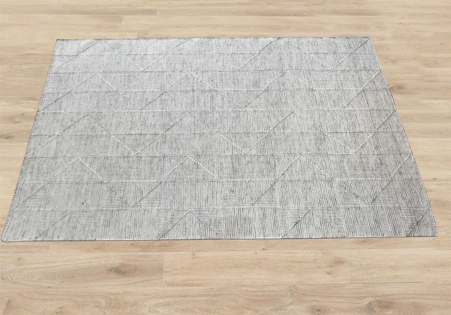 EMERY RUG - GREY/IVORY - WOOL