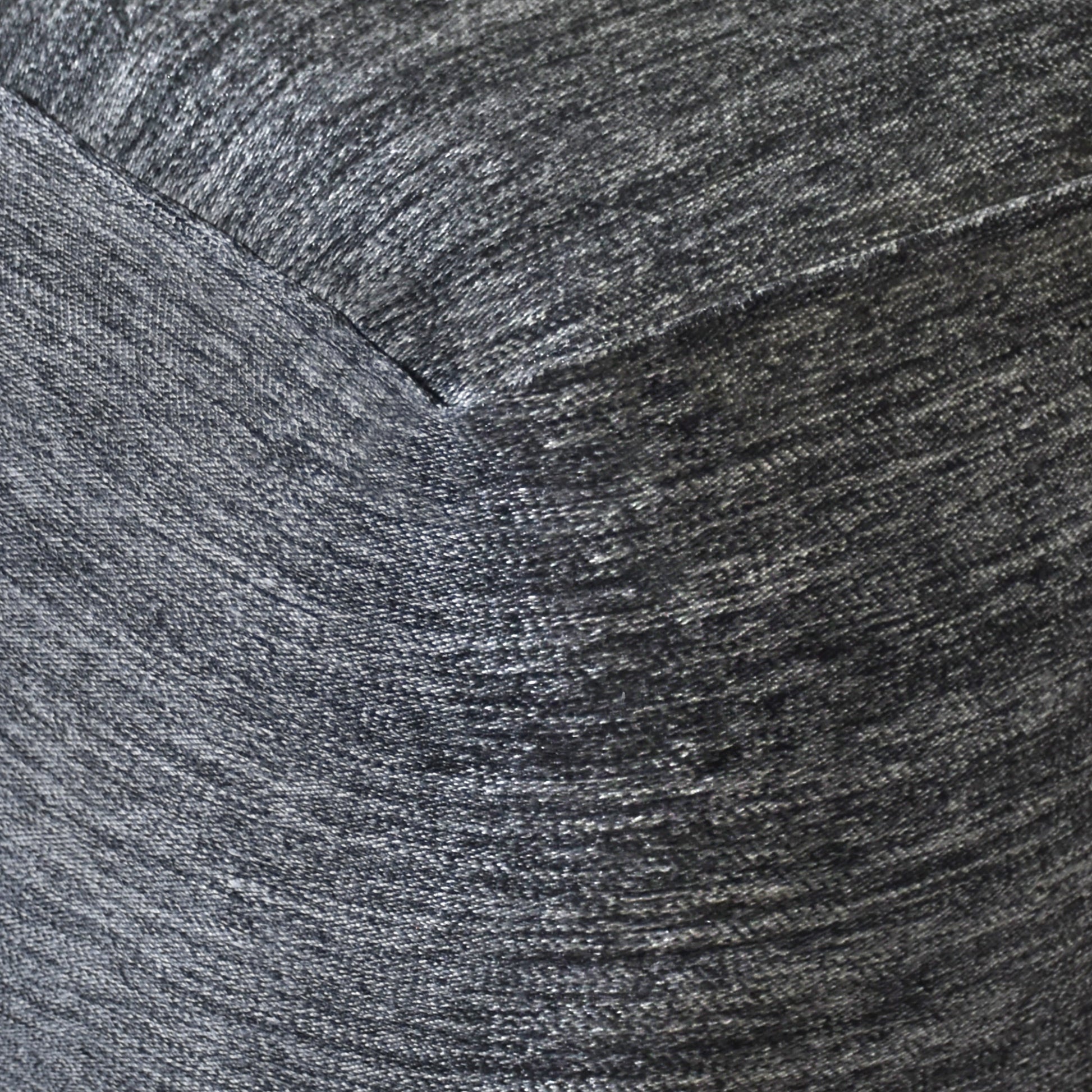 Portia Pouf, 40x40x40 cm, Dark Grey, Polypropylene, Jacquard Woven, Jaquard Durry, Flat Weave