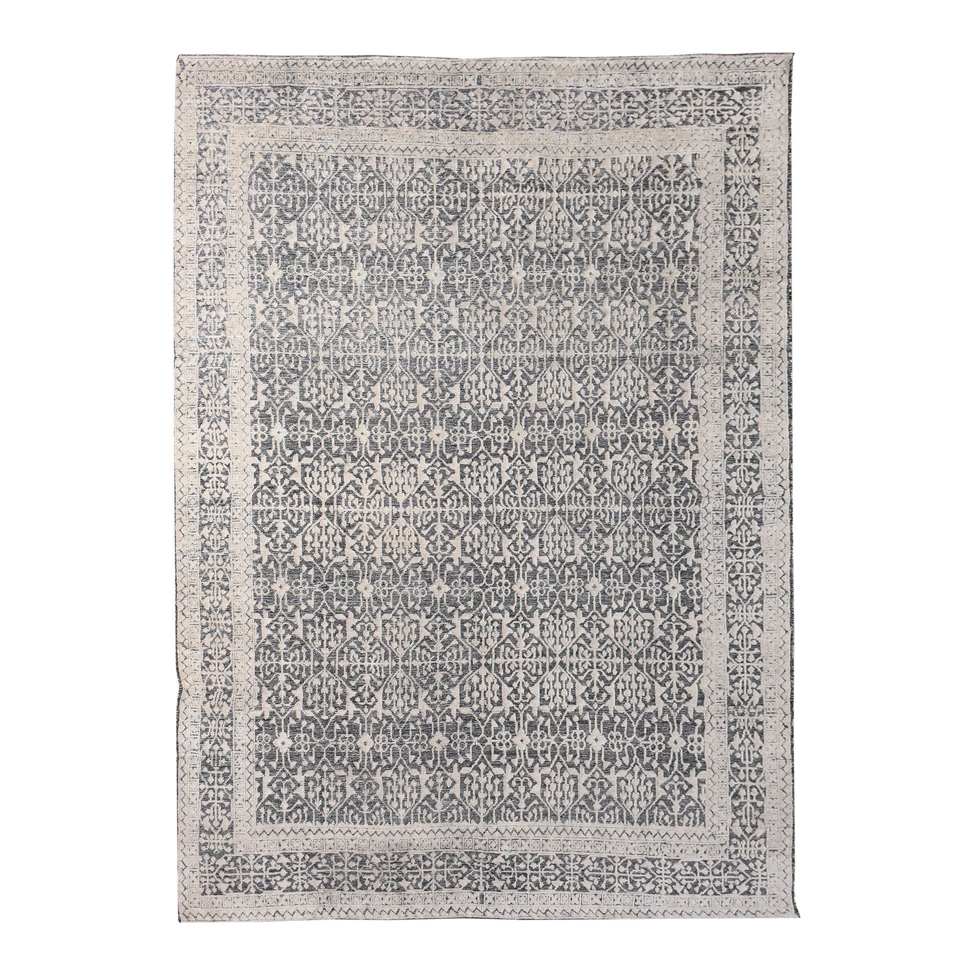 Area Rug, Bedroom Rug, Living Room Rug, Living Area Rug, Indian Rug, Office Carpet, Office Rug, Shop Rug Online, Wool, Natural, Charcoal, Hand knotted, All Cut, Textured