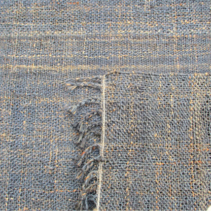 Area Rug, Bedroom Rug, Living Room Rug, Living Area Rug, Indian Rug, Office Carpet, Office Rug, Shop Rug Online, Hemp, Grey, Punja, Flat Weave, Plain